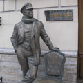 The monument to Ostap Bender