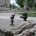 Скульптурная композиция – Винни Пух и Ко
