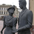 Sculpture - Lady with gentleman