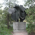 The monument in Pharmaceutical Garden