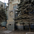 Memorial stele in honor of Vladimir Lenin