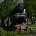 Monument to steam locomotive - Balashov