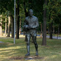 Памятник Льву Яшину - Лужники