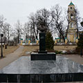 Monument to Peter the Great in Losino-Petrovsky