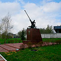 Monument to antiaircrafters in Gorki Leninskiye