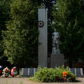 Memorial, mass grave in Kolubakino