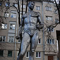 Sculpture - Sportsman with a baton