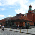 Lenin`s Mausoleum was closed for the routine maintenance