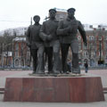 Monument to the heroes of the Volga Flotilla
